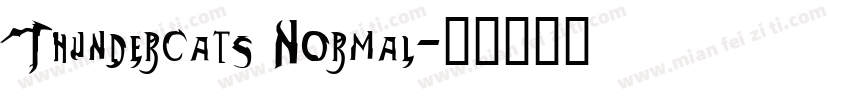 Thundercats Normal字体转换